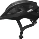 Cască bicicletă MTB Abus MoDrop, mărime L, 310 g, EN 1078, vizieră detașabilă, Velvet Black