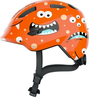 Cască copii Abus Smiley 3.0 Orange Monster M