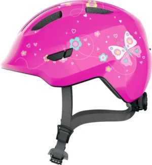 Cască copii Abus Smiley 3.0 Pink Butterfly M