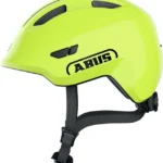 Cască copii bicicletă și trotinetă Abus Smiley 3.0, mărime M, reglaj Zoom Evo Kids, reflectoare, Shiny Yellow