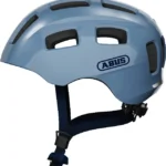 Cască copii bicicletă și trotinetă Abus Youn-I 2.0, mărime M, EN 1078, reflectorizantă, Glacier Blue