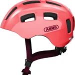 Cască copii bicicletă și trotinetă Abus Youn-I 2.0, mărime M, EN 1078, reflectorizantă, Living Coral