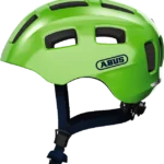 Cască copii bicicletă și trotinetă Abus Youn-I 2.0, mărime M, EN 1078, reflectorizantă, Sparkling Green