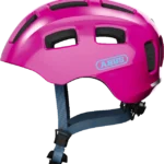 Cască copii bicicletă și trotinetă Abus Youn-I 2.0, mărime M, EN 1078, reflectorizantă, Sparkling Pink