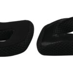 Protecții laterale de schimb cască integrală copii Abus YouDrop FF, piesă originală, prindere velcro, negru