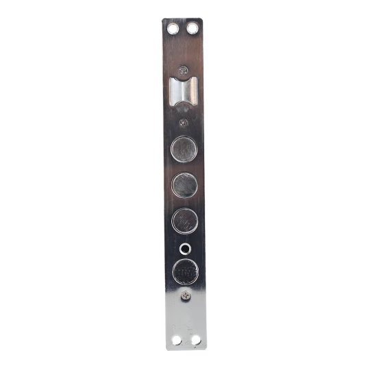 Broască ușă metalică, cilindru rotund, 68x60 mm