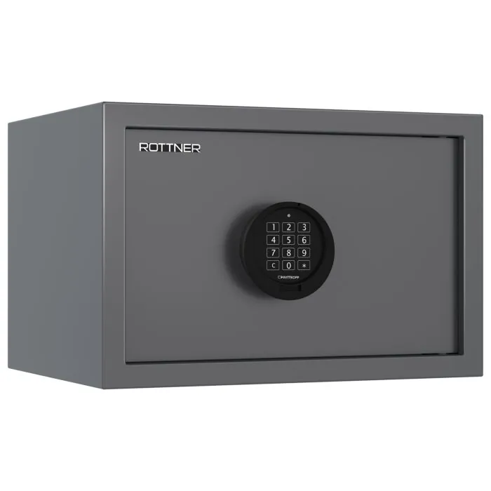 Seif valori Rottner S1 Praktik 30 cu încuietoare electronică, antracit