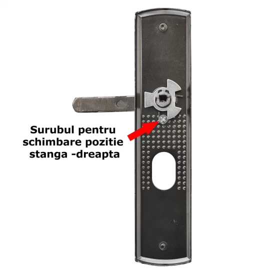 Set mâner ușă metalică, universal stânga/dreapta
