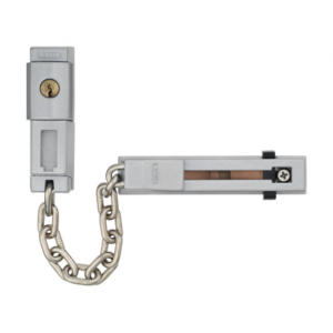 Lanț siguranță ușă Abus SK78 cu cheie, lungime 155 mm, argintiu