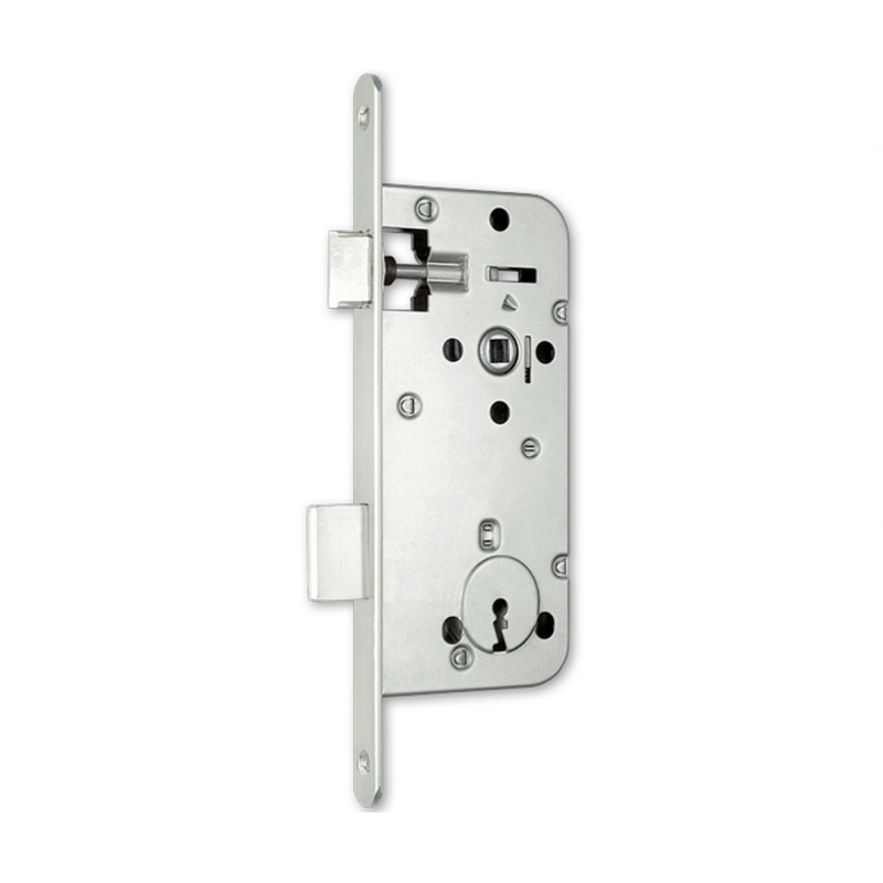 Broască îngropată pentru uși din lemn Abus BZ90/50, pentru cheie, 50 × 90 mm