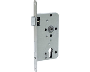 Broască îngropată ușă Abus ES 55/72 mm, stânga, pentru cilindru, argintiu