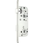 Broască (yală) îngropată ușă baie WC Abus 40/90 mm, deblocare de urgență, reversibilă, metal zincat