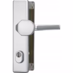 Feronerie de siguranță ușă Abus, cu protecție cilindru, aluminiu, 92 mm