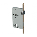 Broască (yală) îngropată ușă exterior și interior Abus ESHT PZ R G 65/92/20, pentru butuc, 65x92 mm, dreapta, zincat, auriu