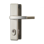 Mâner ușă exterior HLN414, sild cilindru, mâner-mâner, argintiu, 92×54 mm