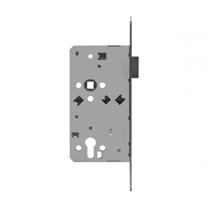 Broască (yală) îngropată ușă exterior și interior Abus ESHT PZ R G 65/92/20, pentru butuc, 65x92 mm, dreapta, zincat, auriu - imagine 2