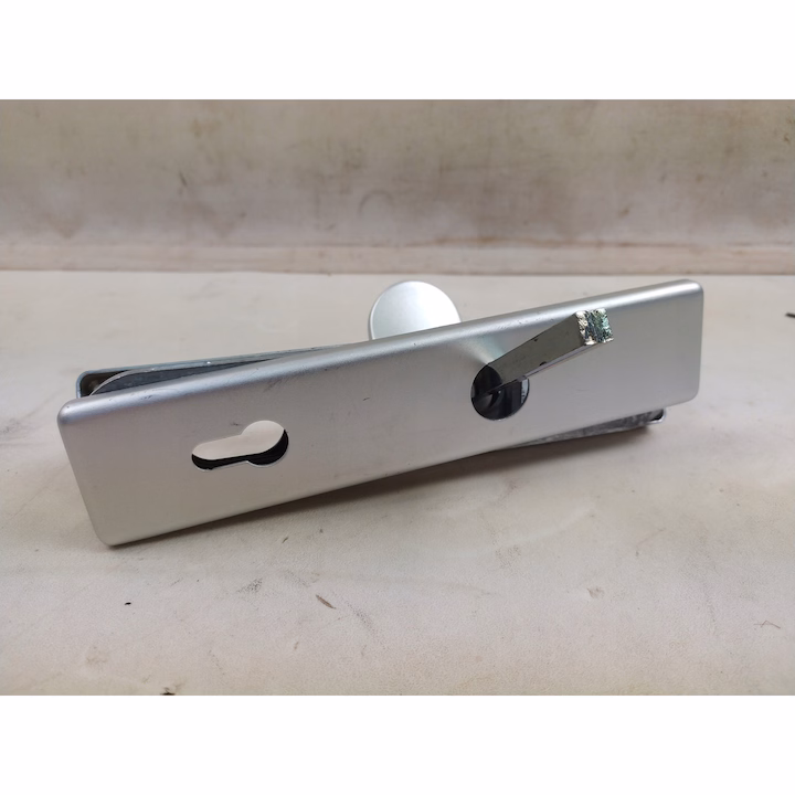 Feronerie de siguranță ușă Abus, cu protecție cilindru, aluminiu, 92 mm