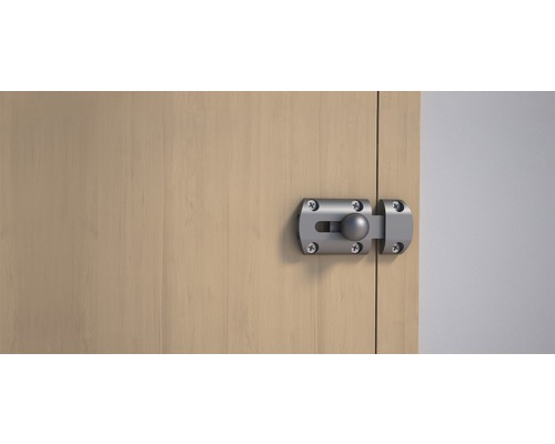 Zăvor ușă interior Abus SRD44, 64x34 mm, montaj aplicat, oțel nichelat 3 mm - imagine 4