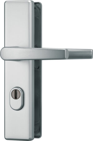 Mâner ușă de siguranță Abus KLS114, mâner-mâner, aluminiu, 72 mm