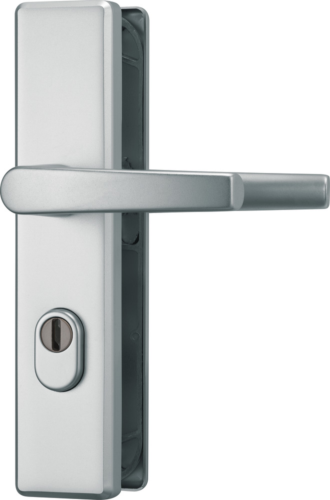 Mâner ușă de siguranță Abus KLS114, mâner-mâner, aluminiu, 72 mm