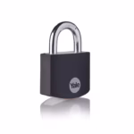 Lacăt cheie Yale YE3B 38 mm, aluminiu, negru